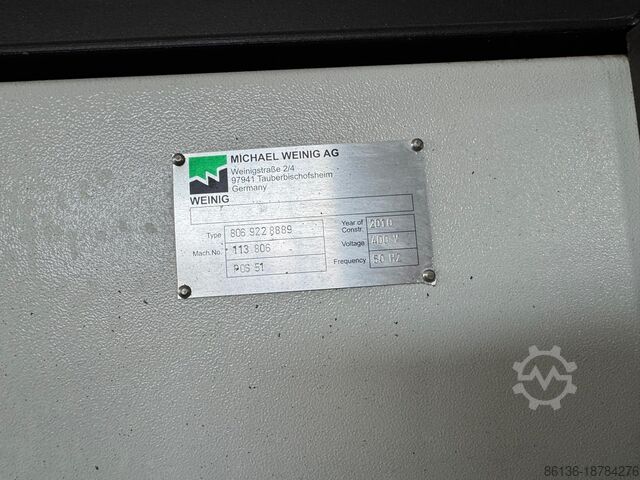 Hobel- und Kehlautomat WEINIG EM 820    120 m/ min