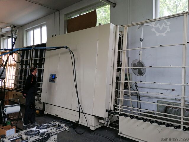 Insulating glass production line gas filling Glastronic Lisec Group MGLP2200