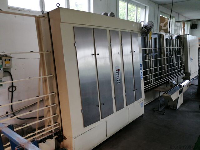 Insulating glass production line gas filling Glastronic Lisec Group MGLP2200