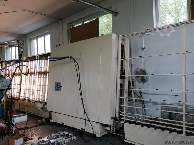 Insulating glass production line gas filling Glastronic Lisec Group MGLP2200