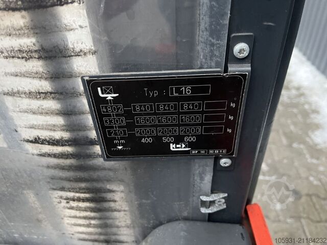 Deichselstapler Linde L16