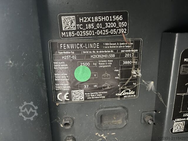 Treibgasstapler Linde H25T-02