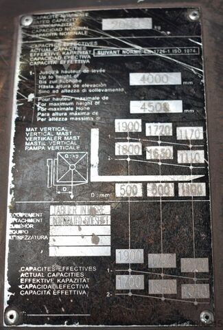 Gabelstapler Manitou MI 20 G