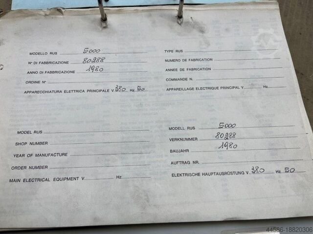 Cylindrical grinding machine Gioria RU/S 5000