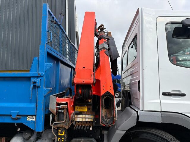 Tipper with crane Mercedes-Benz ATEGO 1217 + PALFINGER PK 11001 - 7 X EXT. + TI...