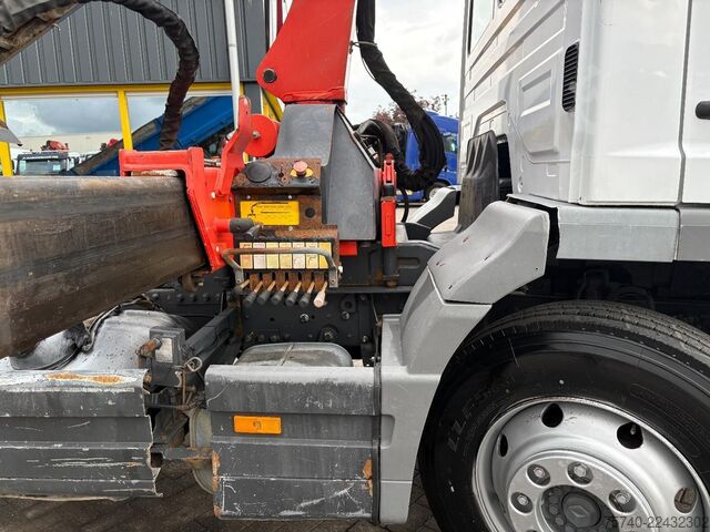 Tipper with crane Mercedes-Benz ATEGO 1217 + PALFINGER PK 11001 - 7 X EXT. + TI...