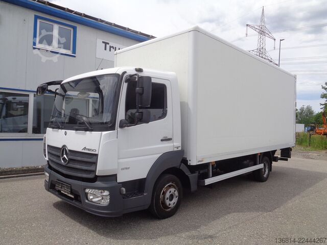 Box van MERCEDES-BENZ Atego 818 L 6 M Koffer LBW RFK