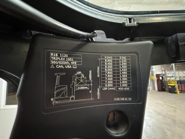 Schubmaststapler Linde R 16 [ID: 287]