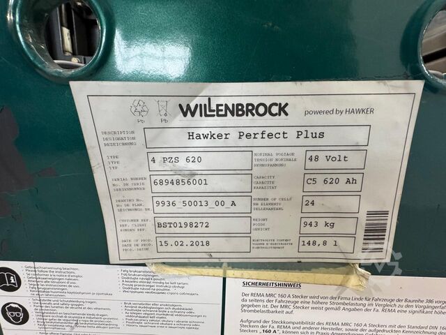 Schubmaststapler Linde R 16 [ID: 287]