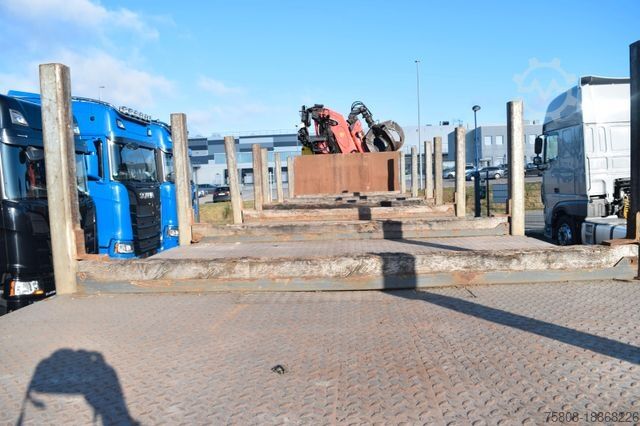 Working platform semitrailer MEUSBURGER Rungen Ausziehbar 11,80-16,90m Zwangsgelenkt