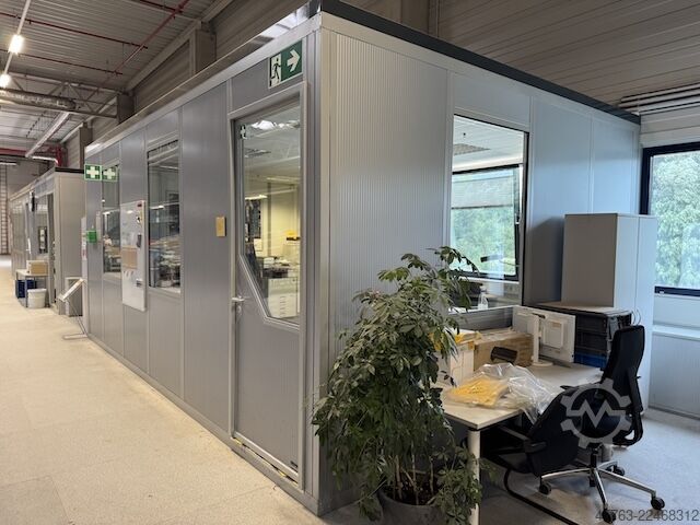 Warehouse offices, room-in-room system Kleusberg Systemraum Trendline