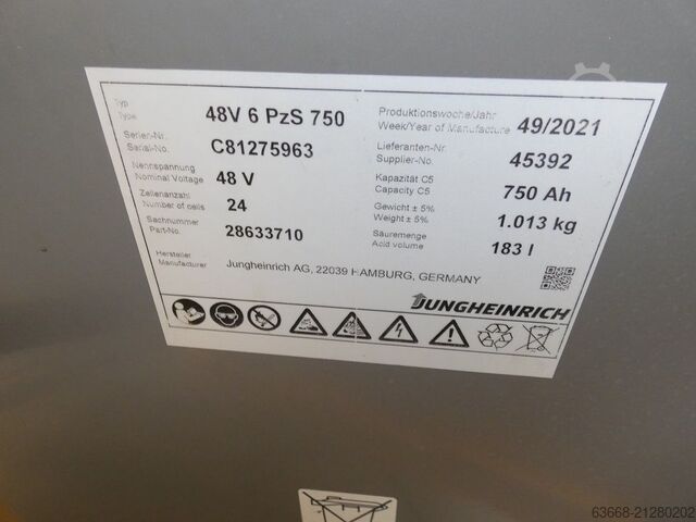 Elektro 3 Rad-Stapler Jungheinrich EFG 220 - 464 DZ