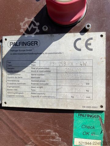 Mitnahmestapler Palfinger Mitnahmestapler CRAYLER F3 253 PX 4W