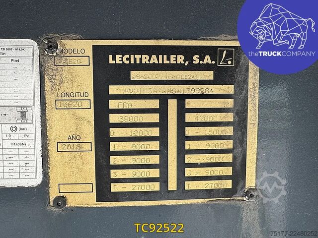 Sliding tarpaulins LeciTrailer 