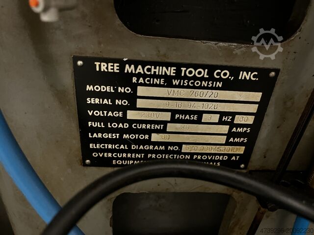 Vertical machining center ZPS VMC 760/20