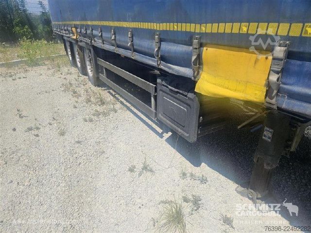 Open semitrailer with tarp Schmitz Cargobull Semitrailer Curtainsider Mega