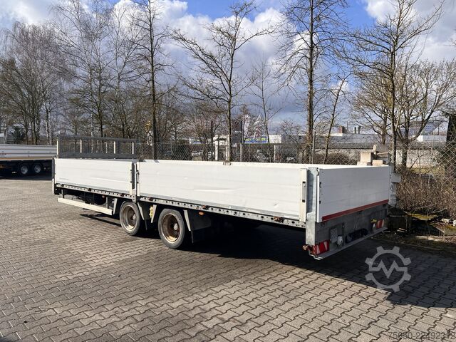 Open trailer Humbaur HBTZ 137224  14,4 t Tandem- Pritschenanhänger- Tieflader