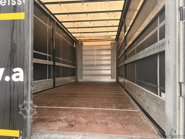 Open trailer with tarp Fliegl TPS135  13,5 t Tandemplanenanhänger, neuwertig