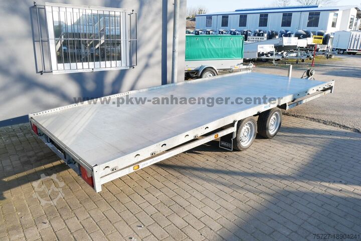 Car transporter trailer Hulco CARAX-2 3000kg Autotrailer