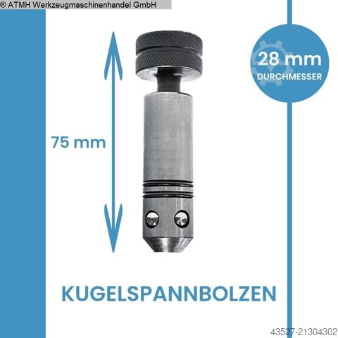 Schweißtisch GERD WOLFF Kugelspannbolzen D28 x 50 mm