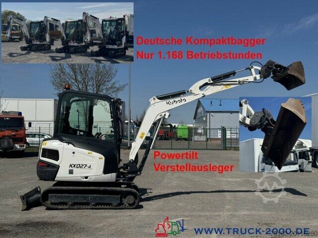 Mini excavator Kubota Kubota KX027-4 GL Verstellausleger + Powertilt
