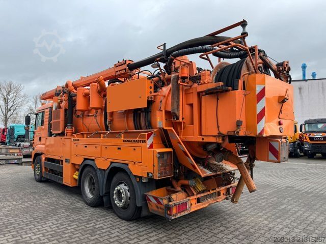 Saugwagen MAN 26.410 6x2 Kanalreiniger Kombi MÜLLER Wasserauf.