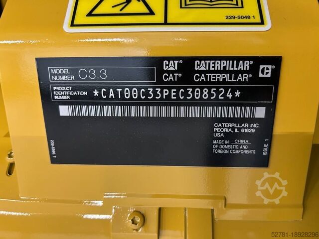 Generator set Caterpillar DE33E0 - 33 kVA Generator - DPX-18004