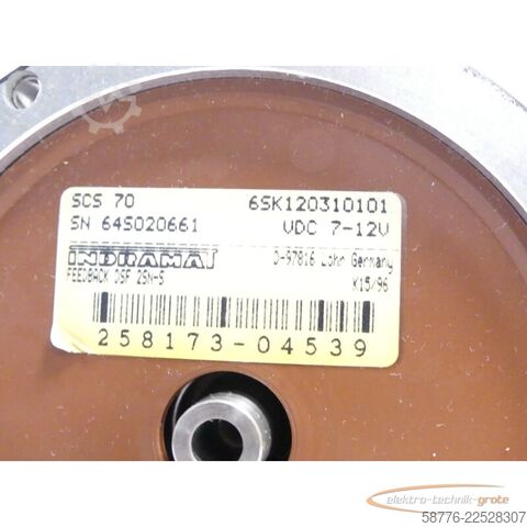 Komponente Indramat SCS 70 6SK120310101 DSF 2SN-S VDC 7 - 12V SN 64S020661