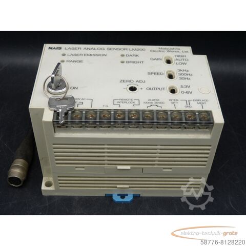 Component Matsushita NAIS ANL2535E LM Laser Analog Sensor