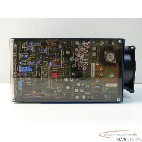 Komponente Mattke MTR5000-170/25 Servoregler SN:4150038299  generalüberholt!