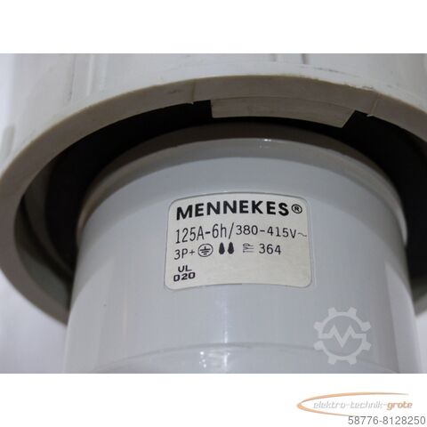 Component Mennekes 364 Wandstecker 125A-6H/380-415V