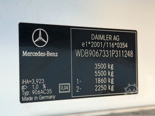 Minibus MERCEDES-BENZ Sprinter 314 BlueTEC 9 Sitze Rollstuhllift Klima
