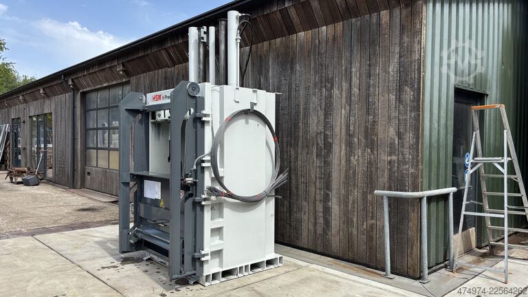 Bale press, waste compactor, textile baler, waste hsm V-Press 1160 Plus