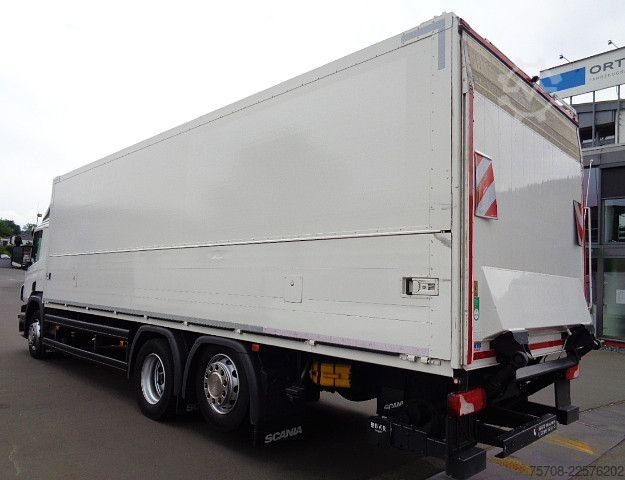 LKW mit Kofferaufbau SCANIA P 320*8,2 m Schwenkwand*LBW*Lift/Lenk*Kamera*TOP
