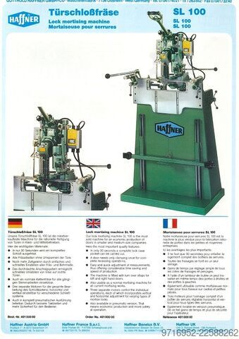 Kettenfräse HAFFNER SL 100