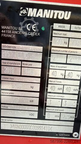 Teleskoparbeitsbühne Manitou 150 AETJC