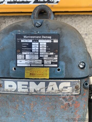 Säulenkran DEMAG PK1 N-F - Capacity 125 kg