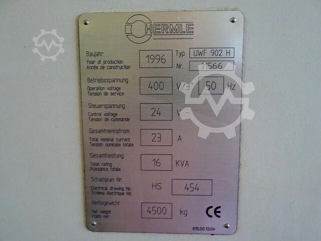 Fräsmaschine HERMLE UWF 902 H