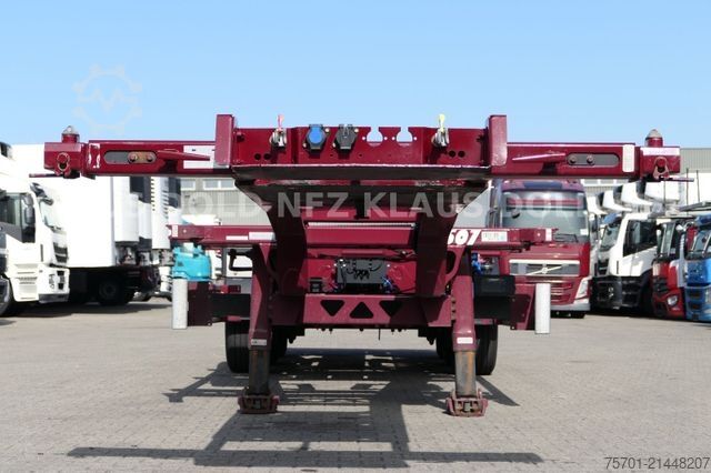 Swap body semitrailer KÖGEL Port 45 BDF Multi Chassis Liftachse max. 41,00 t
