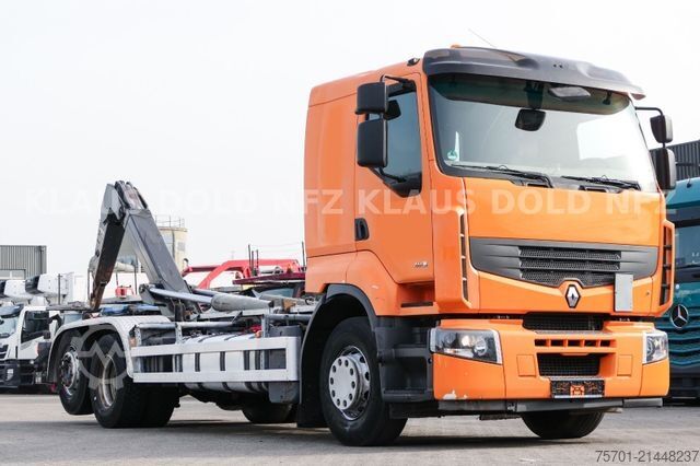 Beverage truck RENAULT Premium 460 Abrollkipper Retarder Kamera Euro 5
