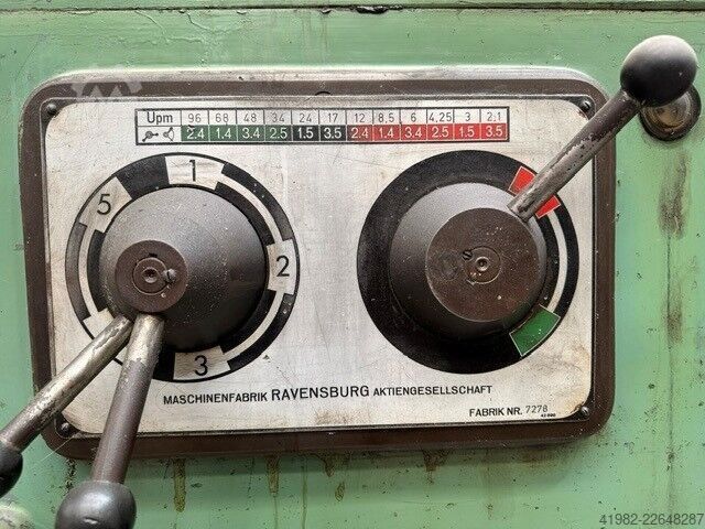 Kopf -und Plandrehmaschine Ravensburg 1500 x 2000 mm