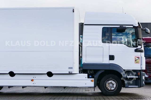 Car carrier van MAN TGL 8.250 geschloss. Autotransp. Moetefindt