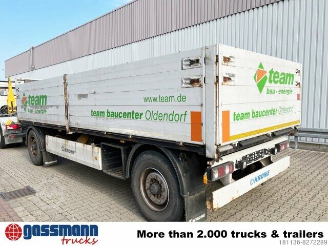 Anhänger mit Pritsche & Plane Krone AZP 18