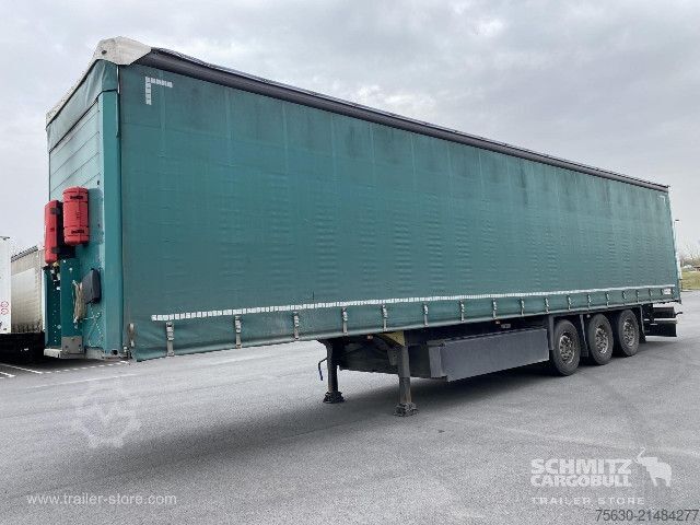 Open semitrailer with tarp Schmitz Cargobull Semitrailer Curtainsider Coil