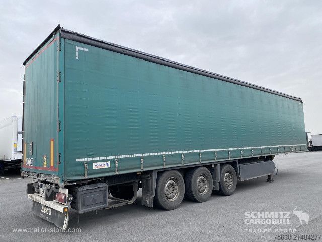Open semitrailer with tarp Schmitz Cargobull Semitrailer Curtainsider Coil
