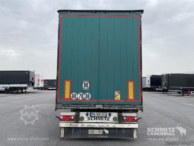Open semitrailer with tarp Schmitz Cargobull Semitrailer Curtainsider Coil