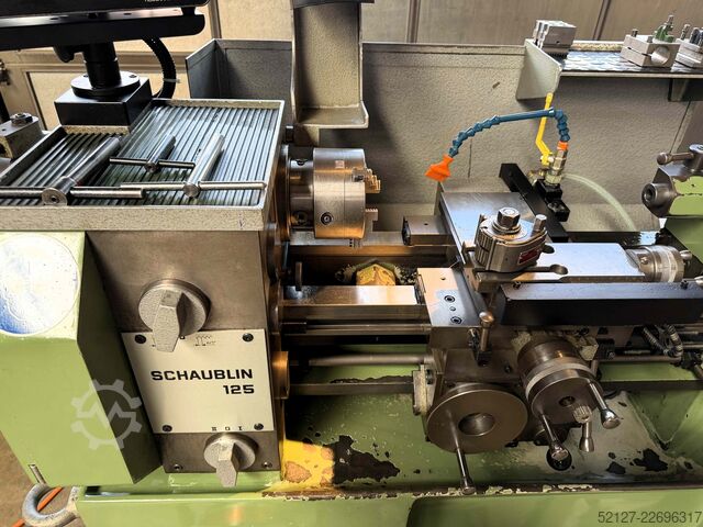 Leit-/Zugspindeldrehmaschine Schaublin 125 B