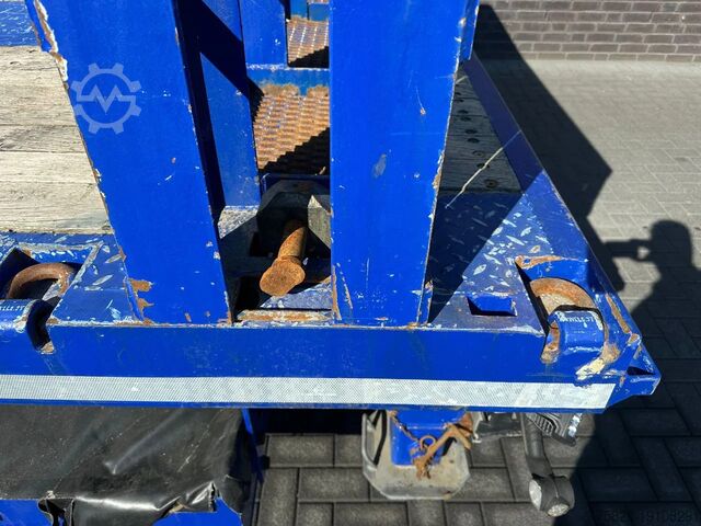 Semi low-loader EMTECH NNR48 3 ASSER HYDRAULISCHE GESTUURDE KORTE UITS...