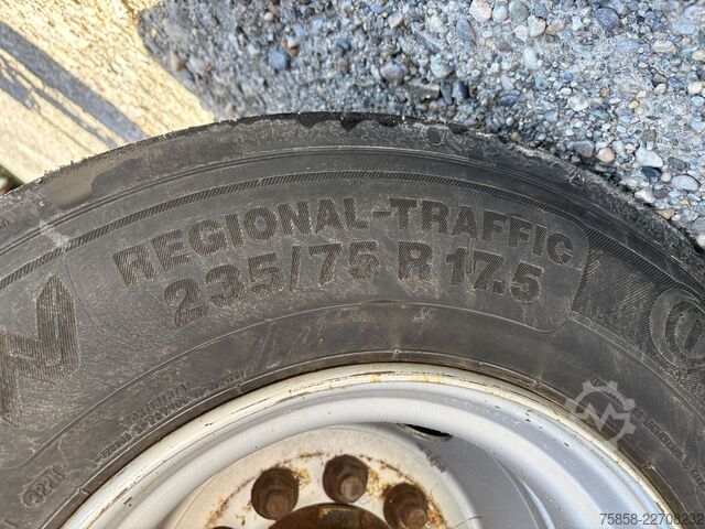 Anhänger-Wechselfahrgestell SOMMER Jumbo Lafette Verzinkt 235/75R17,5