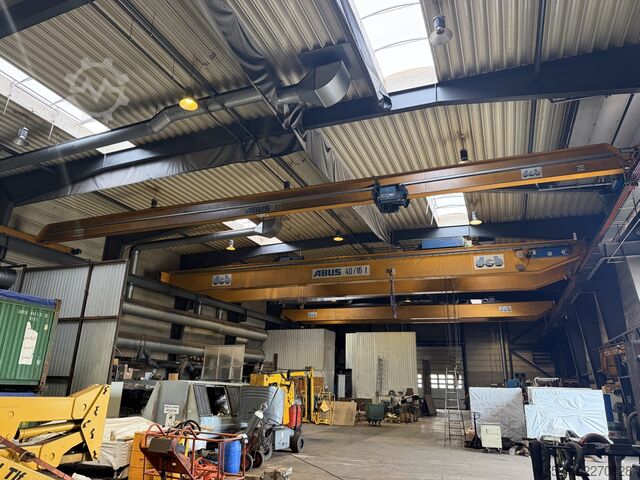 ABUS 5 tonne krane 21.100 mm. Abus 5 ton overhead crane. Span: 21.100 mm.